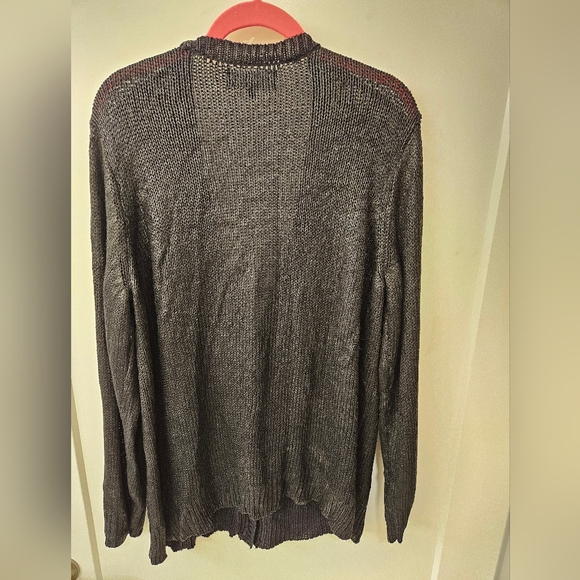 Jones New York Signature Woman Shiny Black Cardigan - NWOT - Size 2XL - Picture 4 of 8